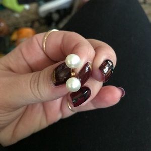 14k pearl earrings